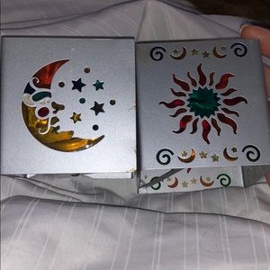 Moon/Sun Tea Light Holder